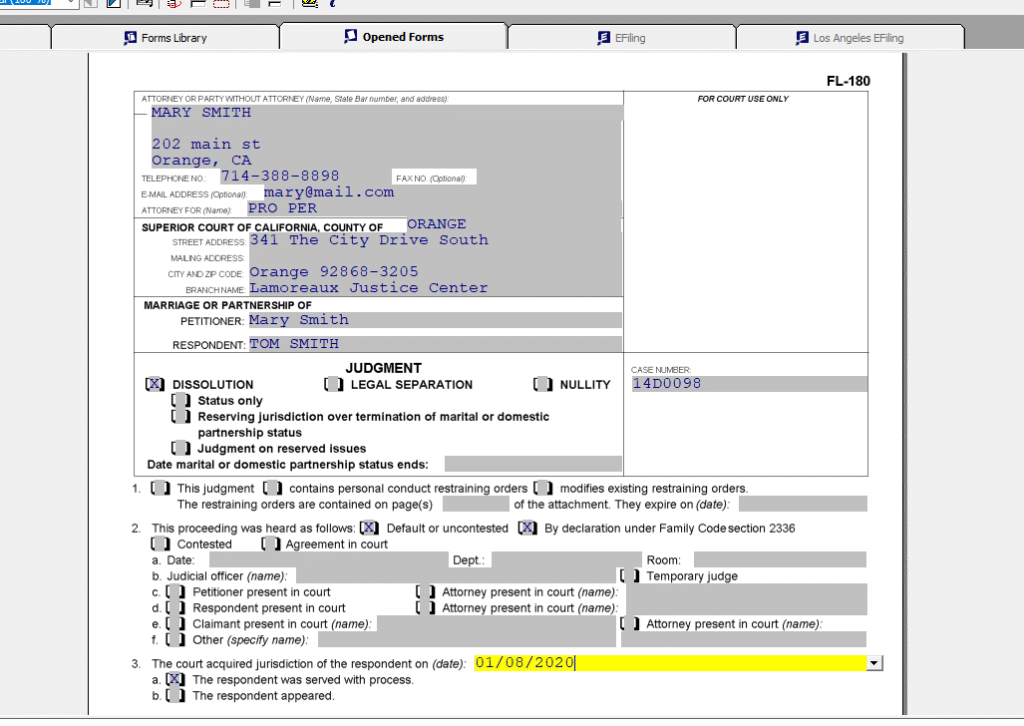 How to Fill Out Form FL-180 California and Navigate the Divorce Process